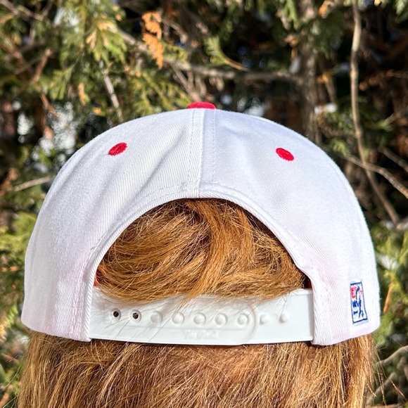 Vintage 90s University Nebraska Huskers The Game Split Bar snapback hat cap NCAA - Picture 13 of 15